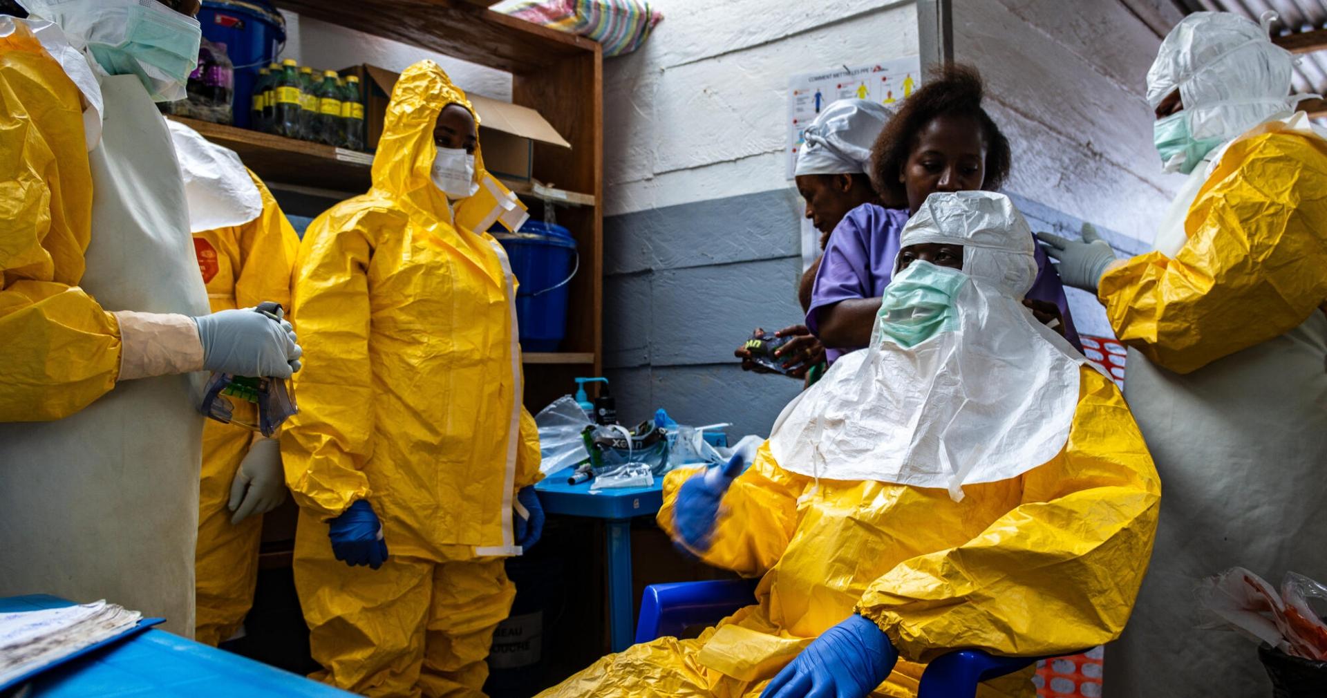 Ebola treatment center in Kitatumba