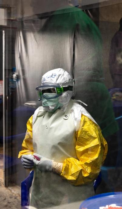 Ebola treatment center in Kitutamba