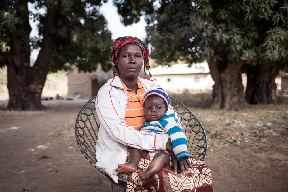 Josiane a fui Betokomia avec ses enfants.
 © Alexis Huguet