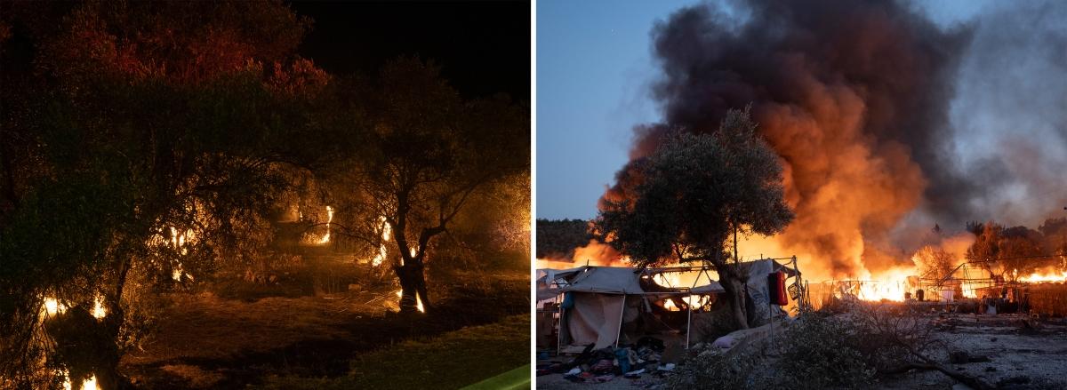 Camp de Moria, Lesbos, le 9 septembre 2020.
 © Enri Canaj / Magnum Photos