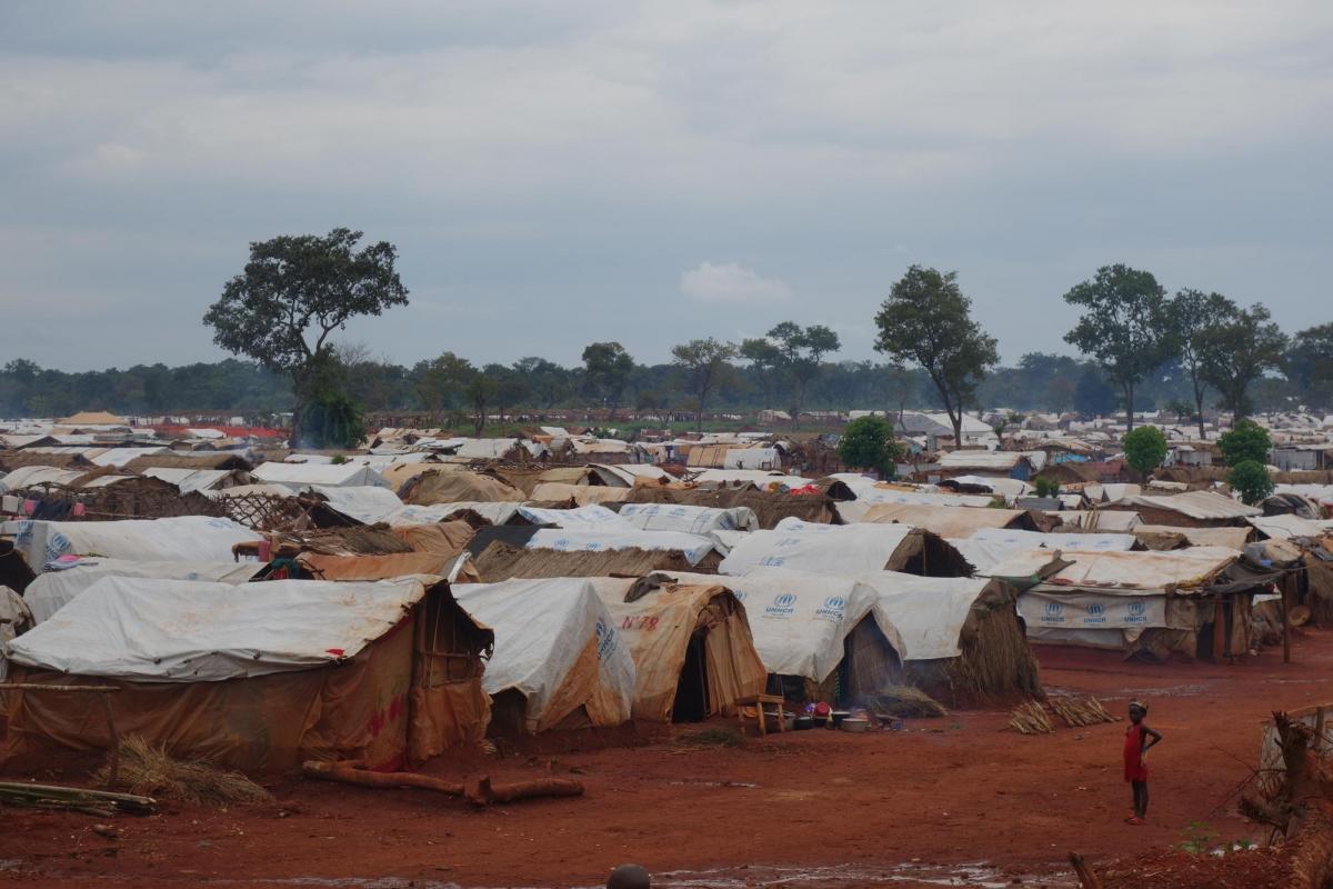 PK3, camp de déplacés majoritairement chrétiens de la ville de Bria.
 © Benoit Finck/MSF