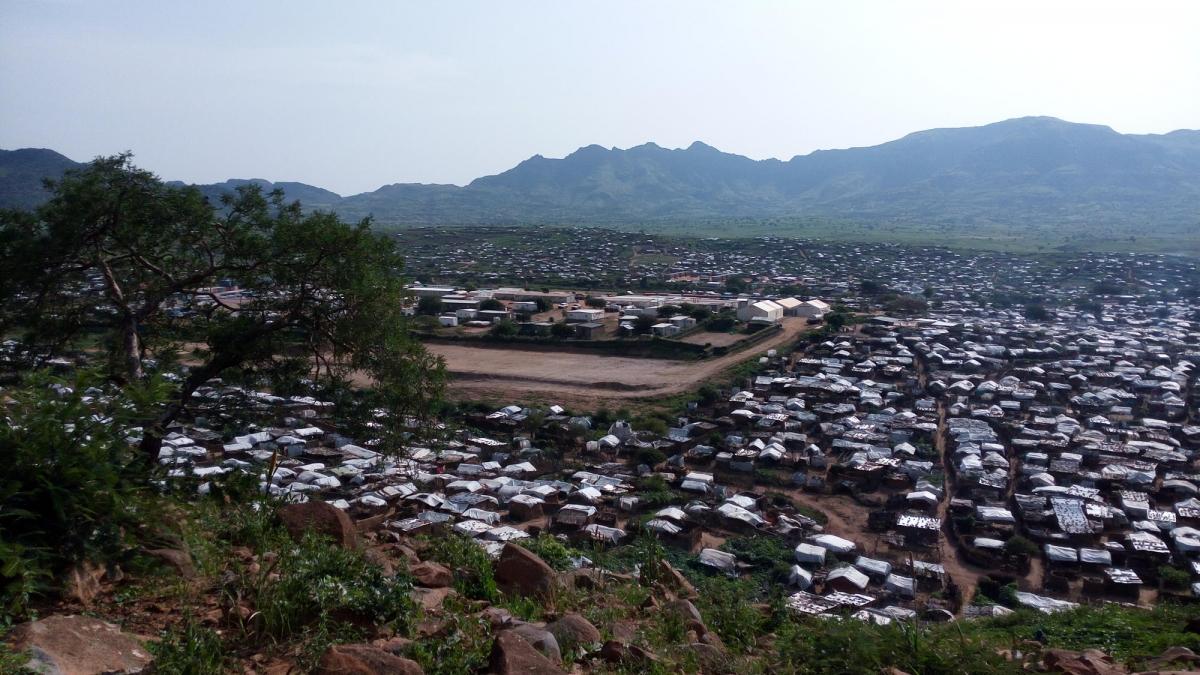 Une vue du camp de déplacés de Sortony&nbsp;au Soudan. Il abrite quelque 23 000 personnes, dont la majorité sont arrivées en 2016 après le début des combats dans les montagnes du Djebel Marra.&nbsp;
 © MSF