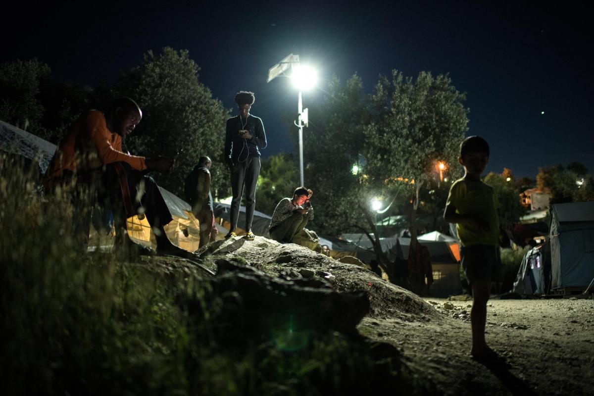 Camp de Moria sur l'île de Lesbos. Grèce. 2018.
 © Robin Hammond/Witness Change