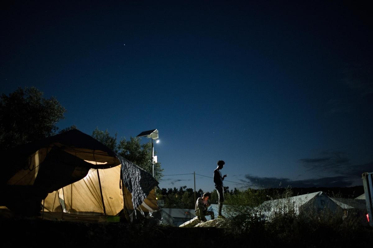 Camp de Moria sur l'île de Lesbos. Grèce. 2018.
 © Robin Hammond/Witness Change