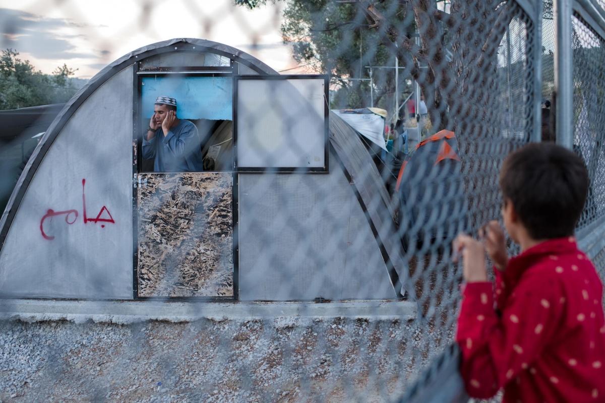 Camp de Moria sur l'île de Lesbos. Grèce. 2018.
 © Robin Hammond/Witness Change