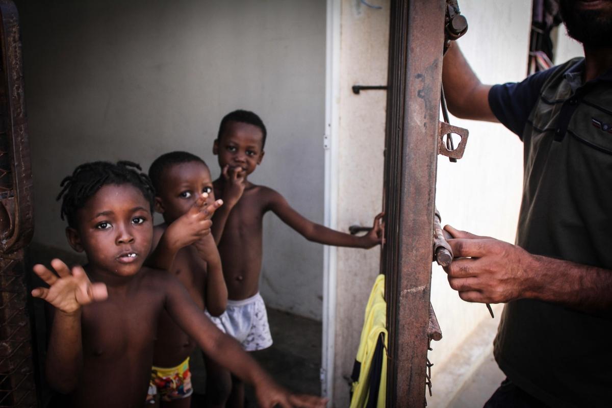 Centre de détention. Libye.
 © Sara Creta/MSF