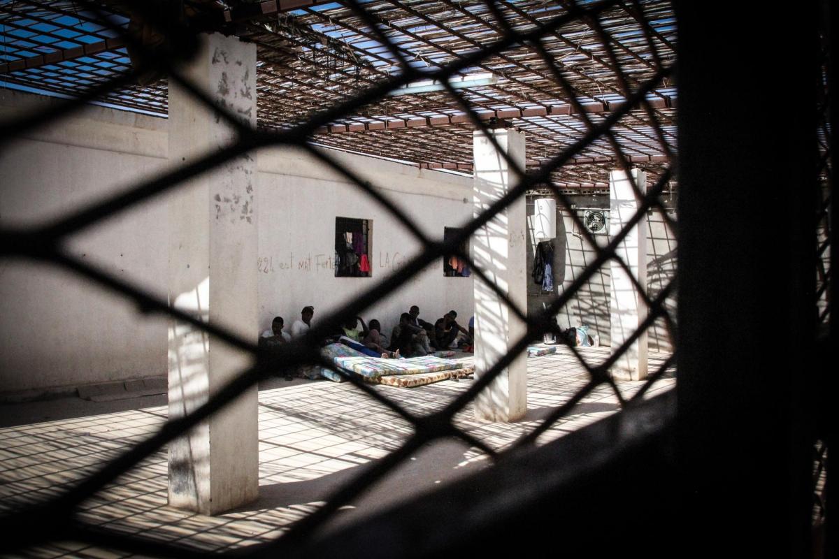 Centre de détention de Khoms, à 120km à l'est de Tripoli.
© Sara Creta/MSF
