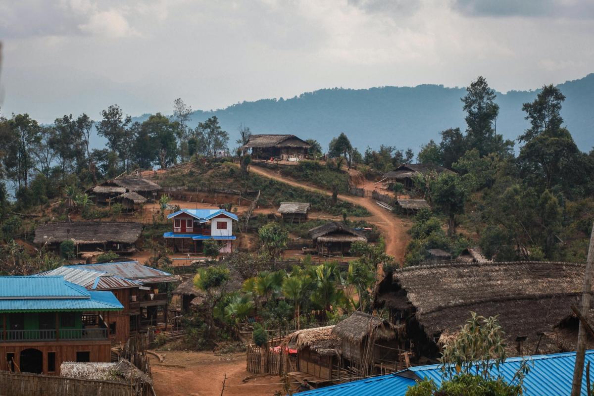 Village de Hay Khun, dans la zone autonome de Naga.
 © Scott Hamilton/MSF