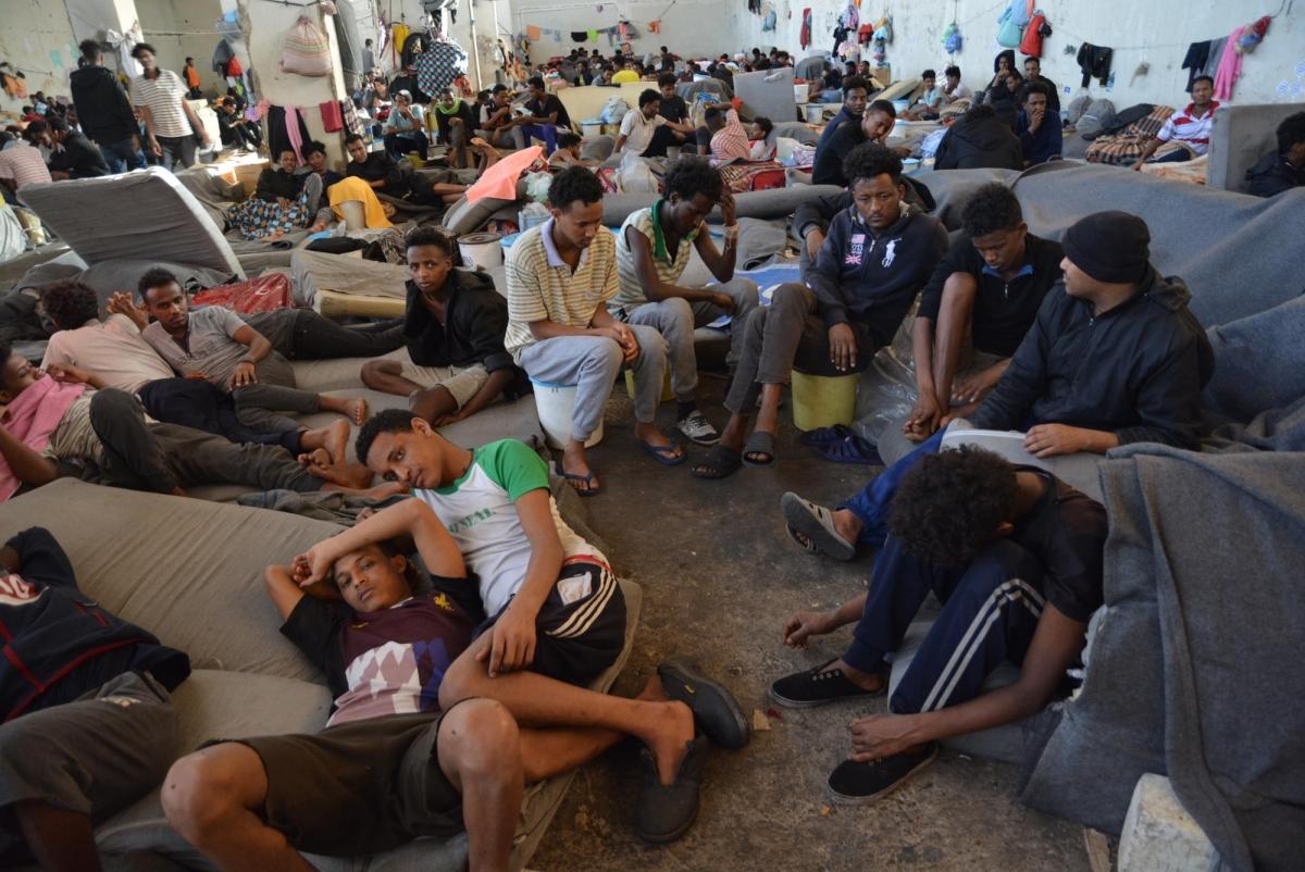 Centre de détention de Zintan, Libye, juin 2019.
 © Jérôme Tubiana/MSF