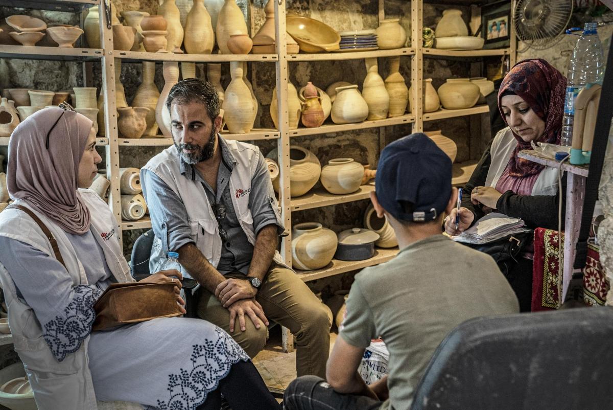 Depuis 1996, les équipes de MSF interviennent dans à Hébron, où elles fournissent des consultations en santé mentale pour la population. 2019.
© Juan Carlos Tomasi