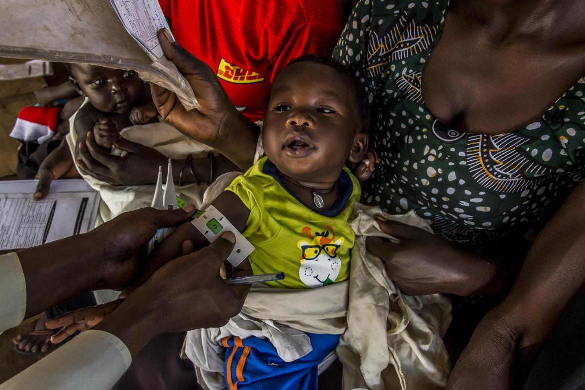 Centre de santé de Bidibidi,&nbsp;Ouganda.&nbsp;
 © Frederic NOY/COSMOS