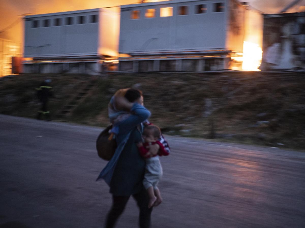 Camp de Moria, Lesbos, le 9 septembre 2020.
 © Enri Canaj / Magnum Photos