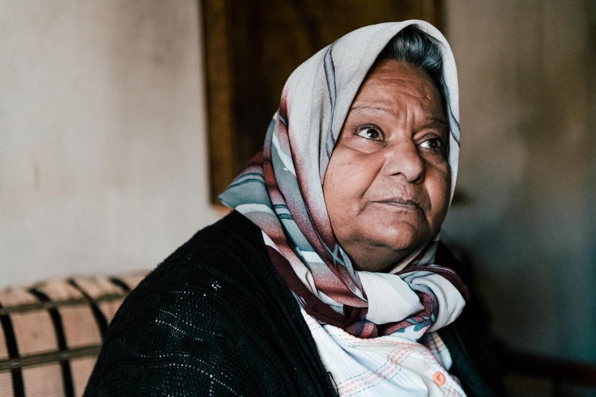 Fatima habite à Hermel, dans le nord de la plaine de la Beka, Liban. 2020. Karine Pierre/Hans Lucas for MSF / Instagram : @pics_stone

&nbsp;
