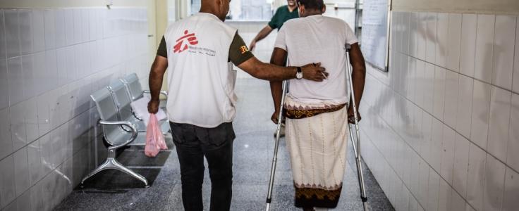 MSF Aden trauma hospital, Yémen, december 2019