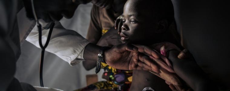 Measles Unit in Biringi Hospital, Ituri Province, RDC, november 2019