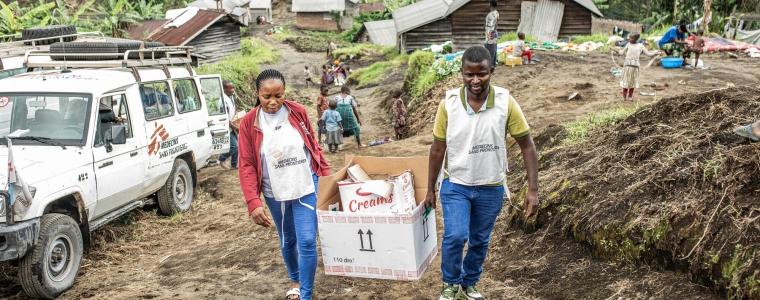 Mobile clinic in Kingi, Masisi territory