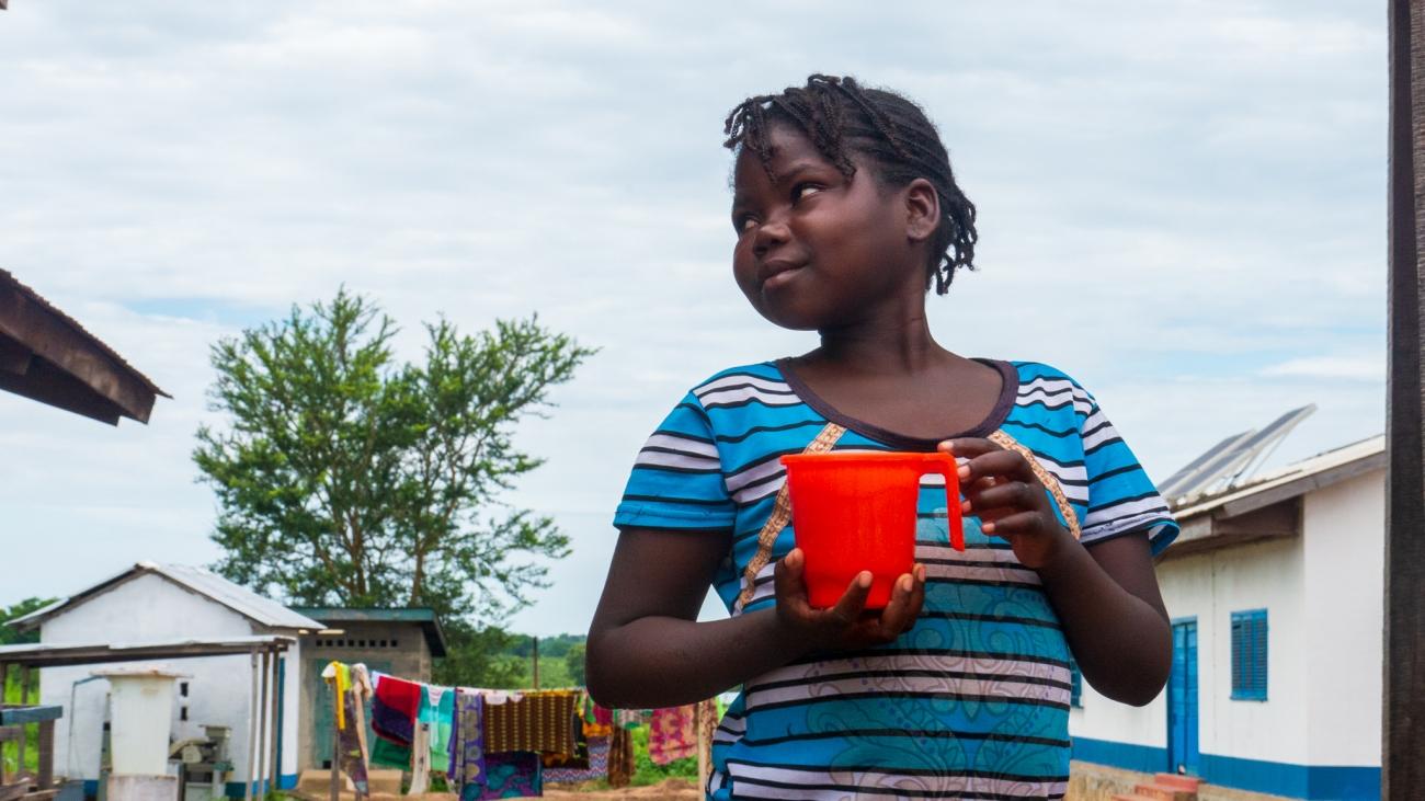 Portrait de Drucille à Paoua, en République centrafricaine, où elle est suivie par les équipes MSF pour un diabète de type 1. Octobre 2020.
© Seigneur Yves Wilikoesse/MSF
