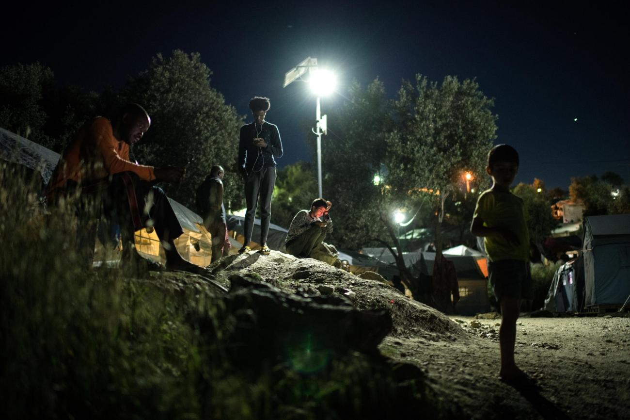 Camp de Moria sur l'île de Lesbos. Grèce. 2018.
© Robin Hammond/Witness Change