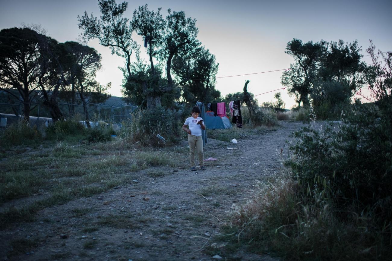 Camp de Moria sur l'île de Lesbos. Grèce. 2018.
© Robin Hammond/Witness Change