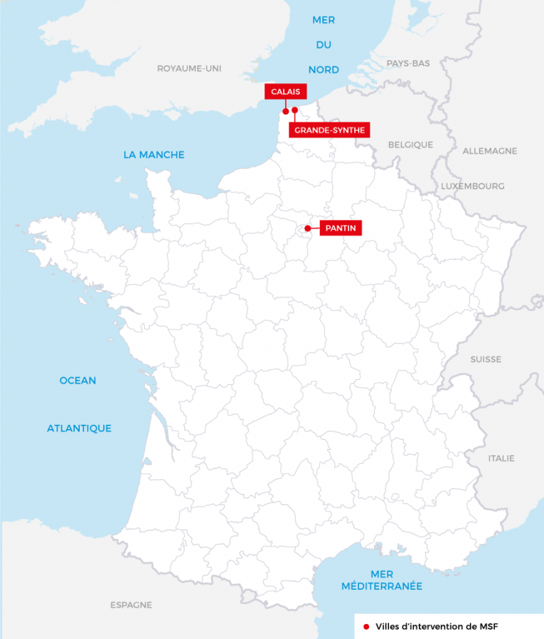 Carte France rappport international 2016 + Pantin
