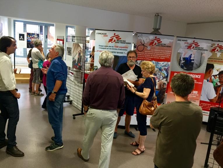 Exposition « Itinéraires intérieurs » à l’Espace Diversités Laïcité à Toulouse, organisée par les équipes des antennes régionales de Médecins Sans Frontières. Septembre 2017.
 © MSF