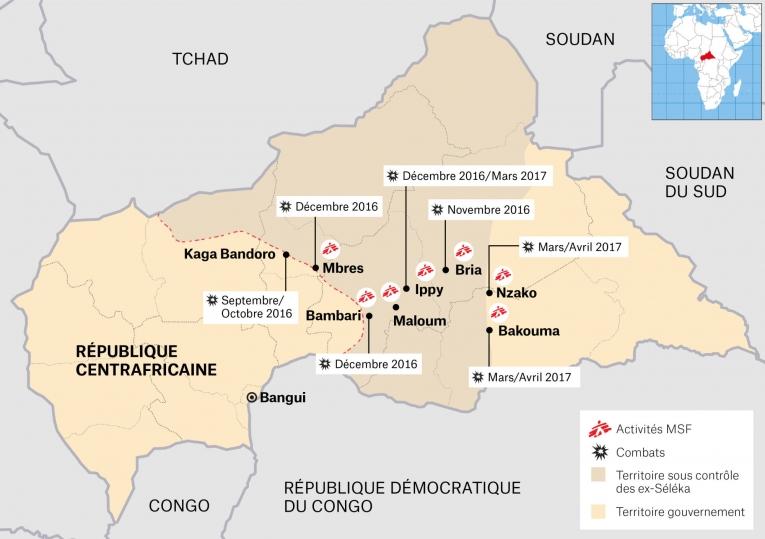 L’intervention de Médecins Sans Frontières face à la reprise des combats.
 © MSF