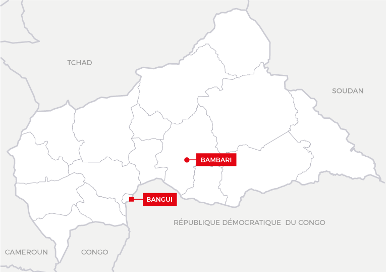 Bambari est une ville de la région de Ouaka, situé au centre du pays. La République centrafricaine est un des principaux terrains d'intervention de MSF, avec près de 3 000 membres de son personnel qui travaillent dans le pays et plus d'un million de consultations réalisées chaque année.
© MSF - Juin 2018