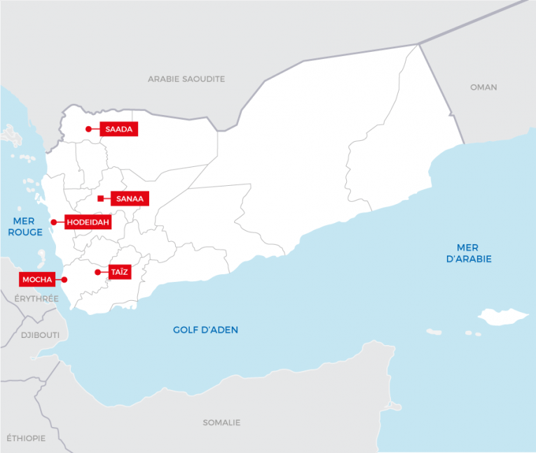 Le port de Hodeidah est un des principaux canaux d'approvisionnement du nord du Yémen.
© MSF - Juin 2018
