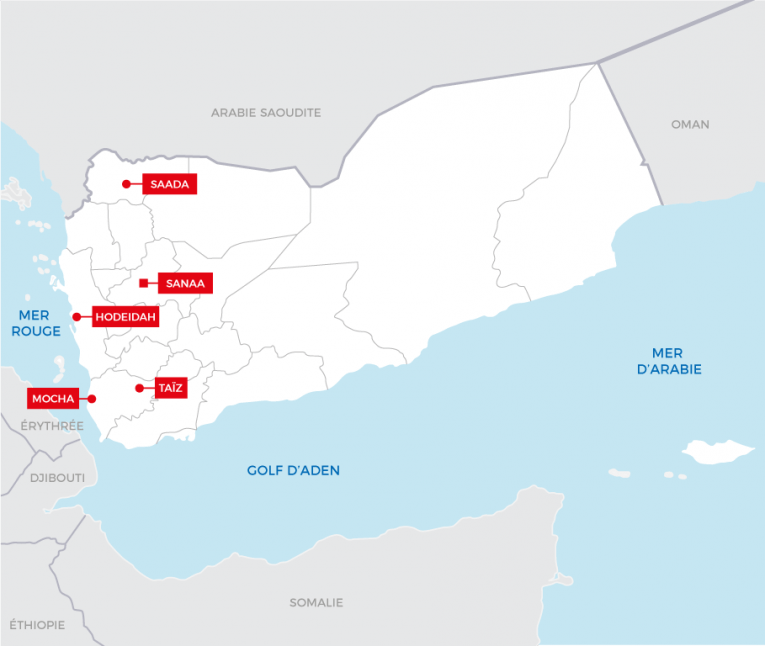 Le port de Hodeidah est un des principaux canaux d'approvisionnement du nord du Yémen.&nbsp;
 © MSF - Juin 2018