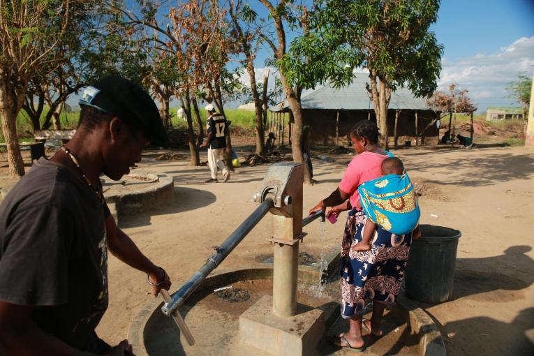 Puits du centre de santé de Tica. Mozambique. 2019.
 © Mohammad Ghannam/MSF