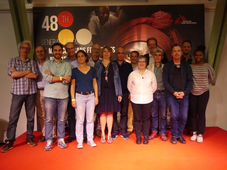 Le conseil d'administration de MSF, élu en juin 2019.
© MSF