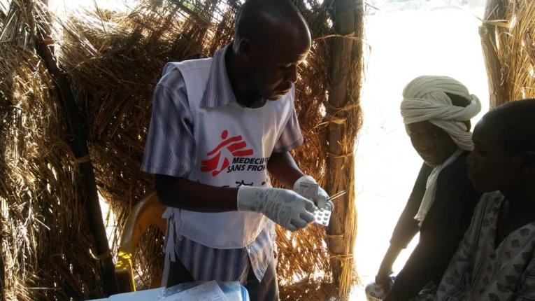 Consultation&nbsp;dans la région de Maïné-Soroa, Juin 2018
 © MSF