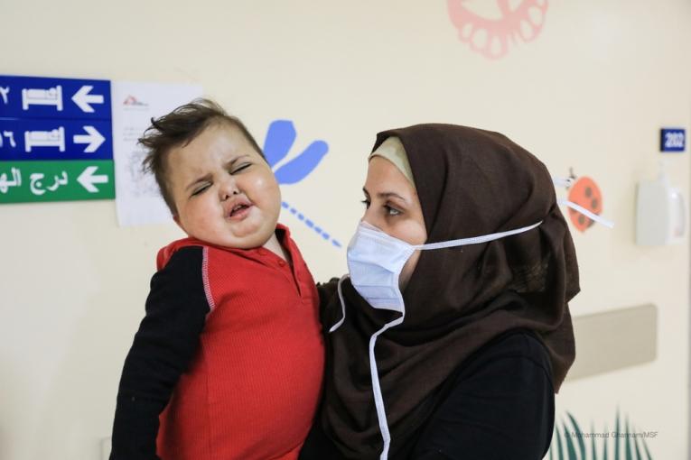 Mohammad Nour est atteint de thalassémie et développe des complications. Octobre 2020. Liban.&nbsp;
 © Mohammad Ghannam/MSF