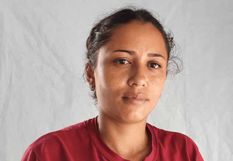 Portrait d'Ana, pris dans le&nbsp;centre d’accueil des migrants de San Vicente. Panama.
 © Maria Fernanda Pérez Rincones/MSF