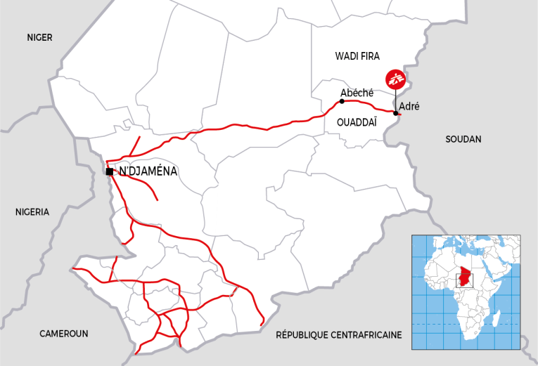 Carte du Tchad
© MSF