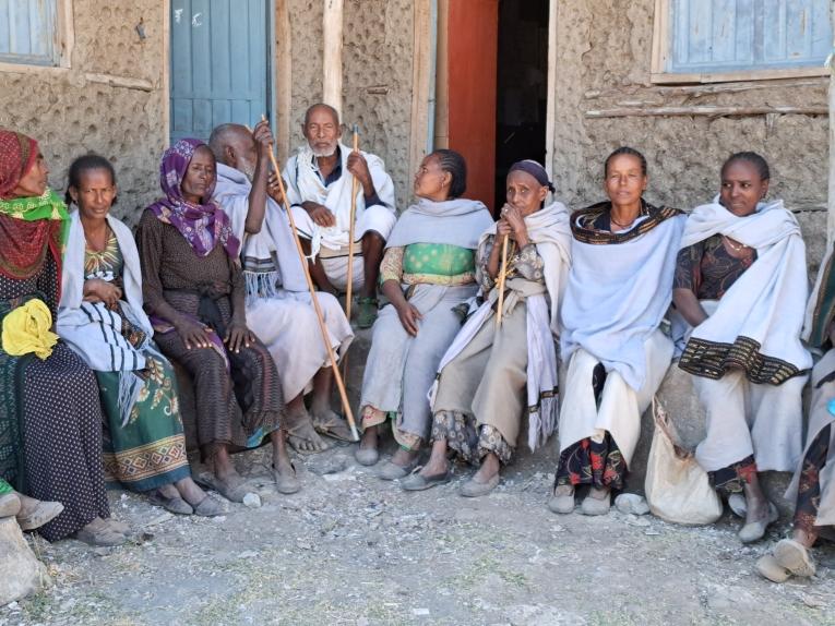 Dans le village de Zobel dans les montagnes du nord d'Amhara, MSF a fourni des soins en santé maternelle et en santé mentale aux habitants traumatisés par deux ans de guerre civile. 
 © Gabriella Bianchi/MSF