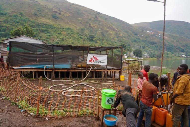 Station de traitement et de distribution d’eau, à Lomera, Sud-Kivu, République Démocratique du Congo (RDC). Juin 2025
 © Sam Bradpiece/MSF