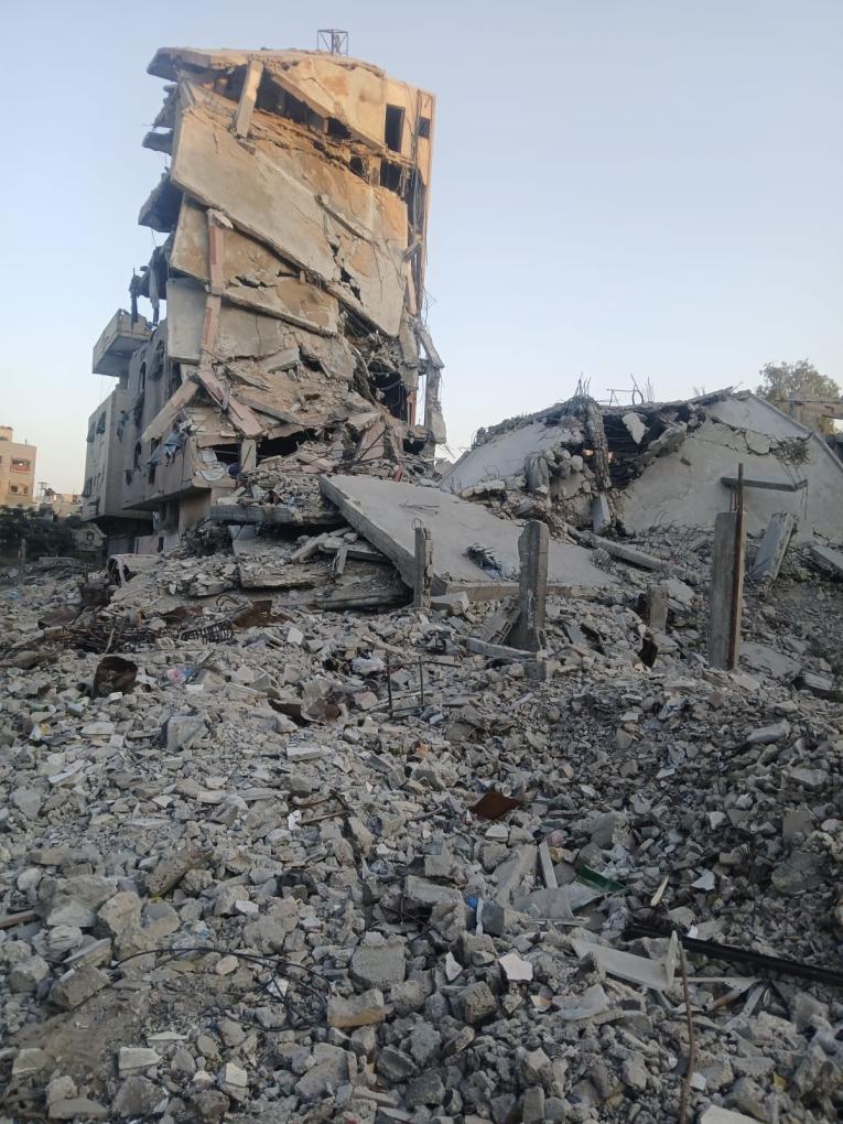 Maison de Sabreen Almaseri après une frappe des forces israéliennes, le 19 aout 2025.
© MSF