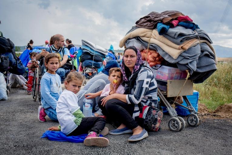 En 2016, MSF a dispensé plus de 12 000 consultations aux réfugiés arrivés en Grèce, distribué plus de 25 000 repas et prodigué les premiers soins à plus de 7400 personnes arrivant sur les îles de Samos et d'Agathonisi.
Camp de réfugiés de Katsikas, Grèce, en juillet 2016.
© Bruno Fert