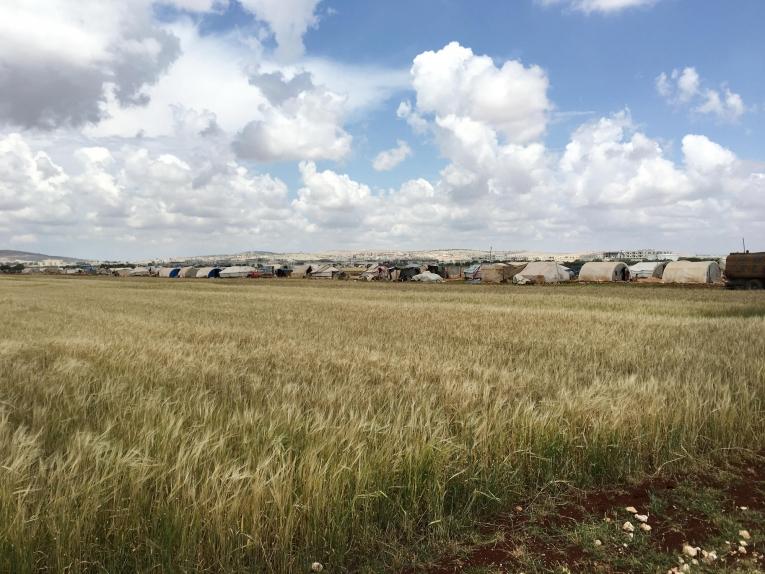 Une vue d'un camp de personnes déplacées à Idlib en Syrie.
© Mohammed Homidan/MSF
