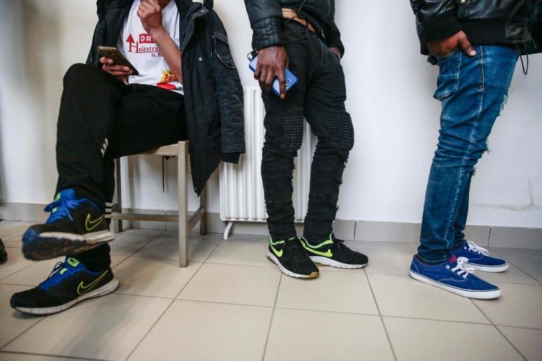 En 2017, Médecins Sans Frontières ouvre à Paris un centre d’accueil et d’orientation médical et administratif pour les mineurs non accompagnés, en collaboration avec plusieurs associations et réseaux citoyens.
© Antoine Kremer/MSF