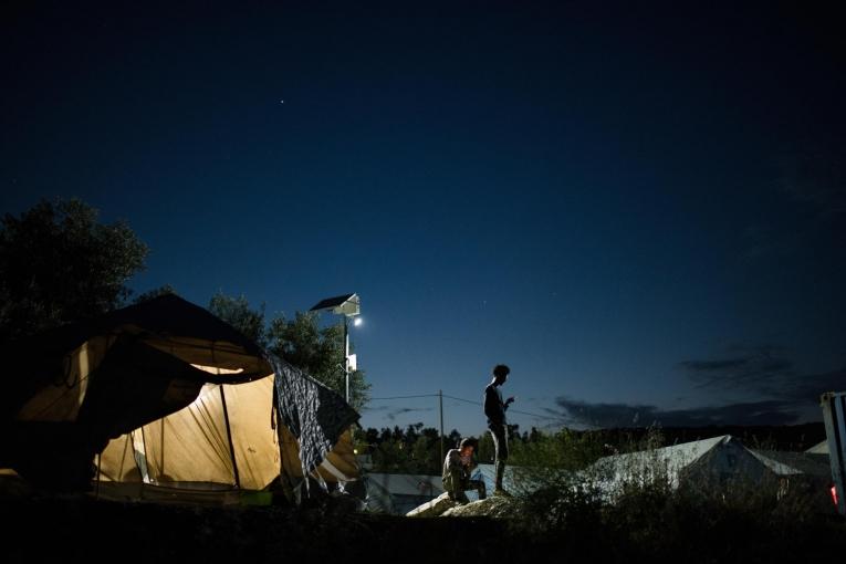 Camp de Moria sur l'île de Lesbos. Grèce. 2018.
© Robin Hammond/Witness Change
