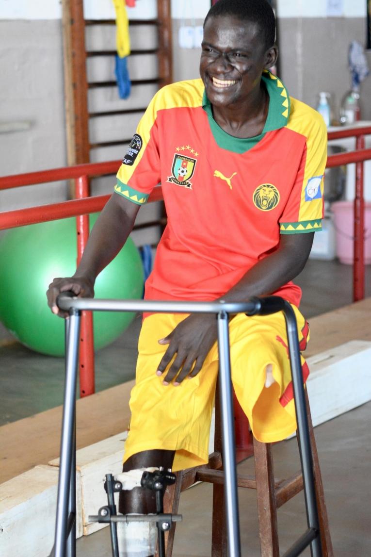 Zakaria, 25 ans, maçon, originaire de PK5.
© Elise Mertens/MSF
