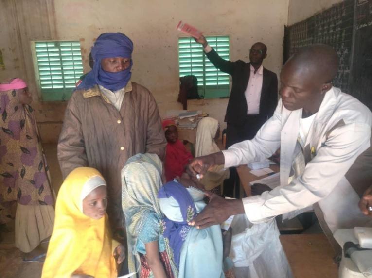 Campagne de vaccination contre le choléra à Maradi. Niger. 2018.
 © Ousseini Katchalla/MSF