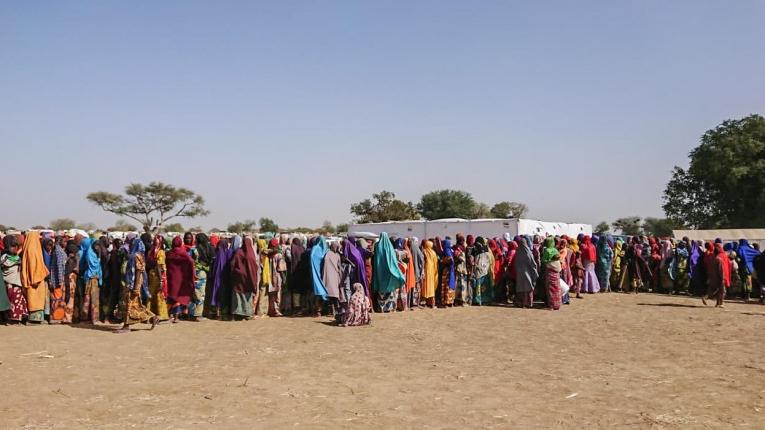 Réfugiés nigérians dans la ville de Goura. 2019. Cameroun.
 © MSF