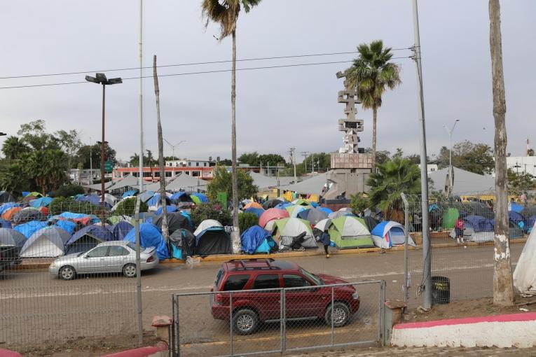 MSF répond aux besoins des personnes migrantes à Matamoros, à la frontière entre le Mexique et les Etats-unis.
 © Melissa Pracht/MSF