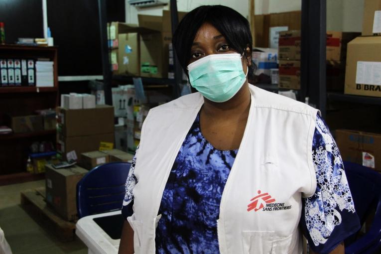 Dr. Blessing Ejawemokie, à l'hôpital pédiatrique Gwange.
© MSF/Abdulkareem Yakubu