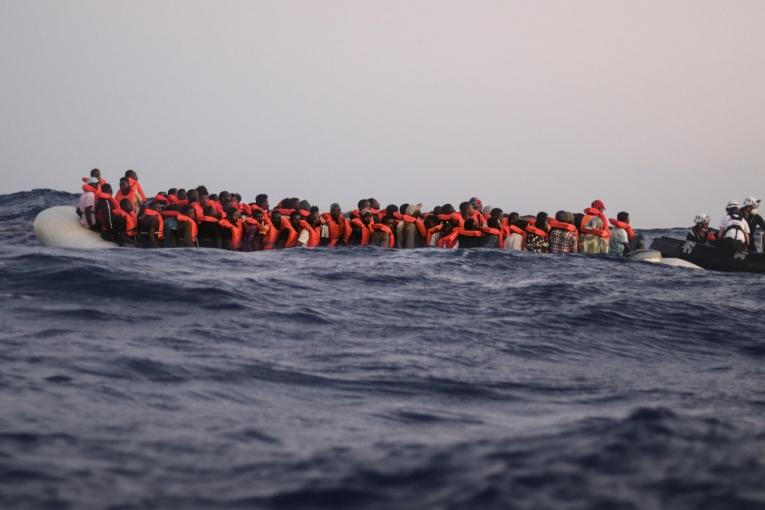 Opérations de secours en mer par les équipes du Sea-Watch 4
 © MSF/Hannah Wallace Bowman