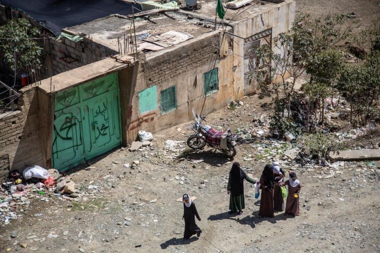 Vue de la ville d'Haydan. Yémen. 2019.  © Agnes Varraine-Leca/MSF