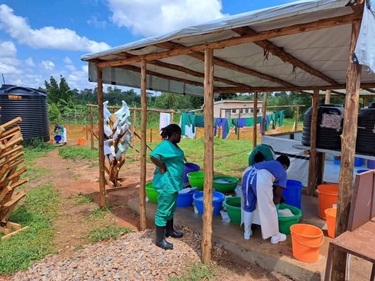 Vue de l'unité de traitement de Madudu. Ouganda. 2022.
 © MSF/Sam Taylor